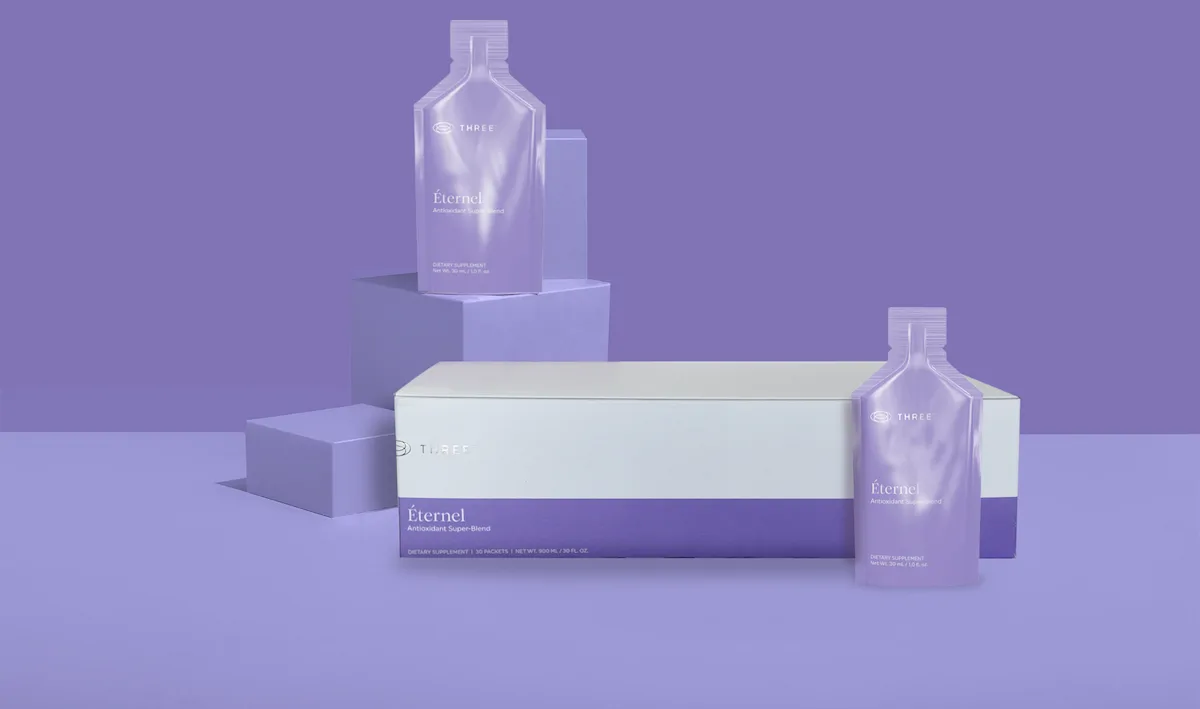 Éternel antioxidant supplement with resveratrol, glutathione, and CoQ10