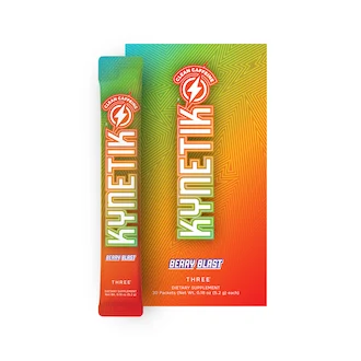 THREE Kynetik Clean Caffeine energy drink powder with caffeine and electrolytes