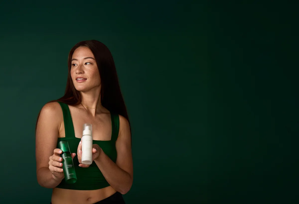 Visage Radiant Toner hydrating toner and Pure Cleanse skincare routine