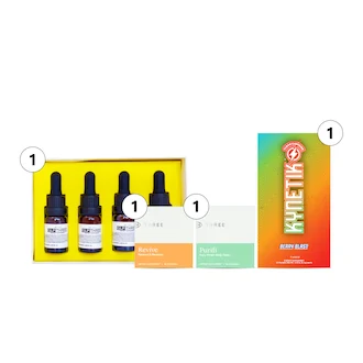 THREE Impact Pack wellness supplement bundle product packaging